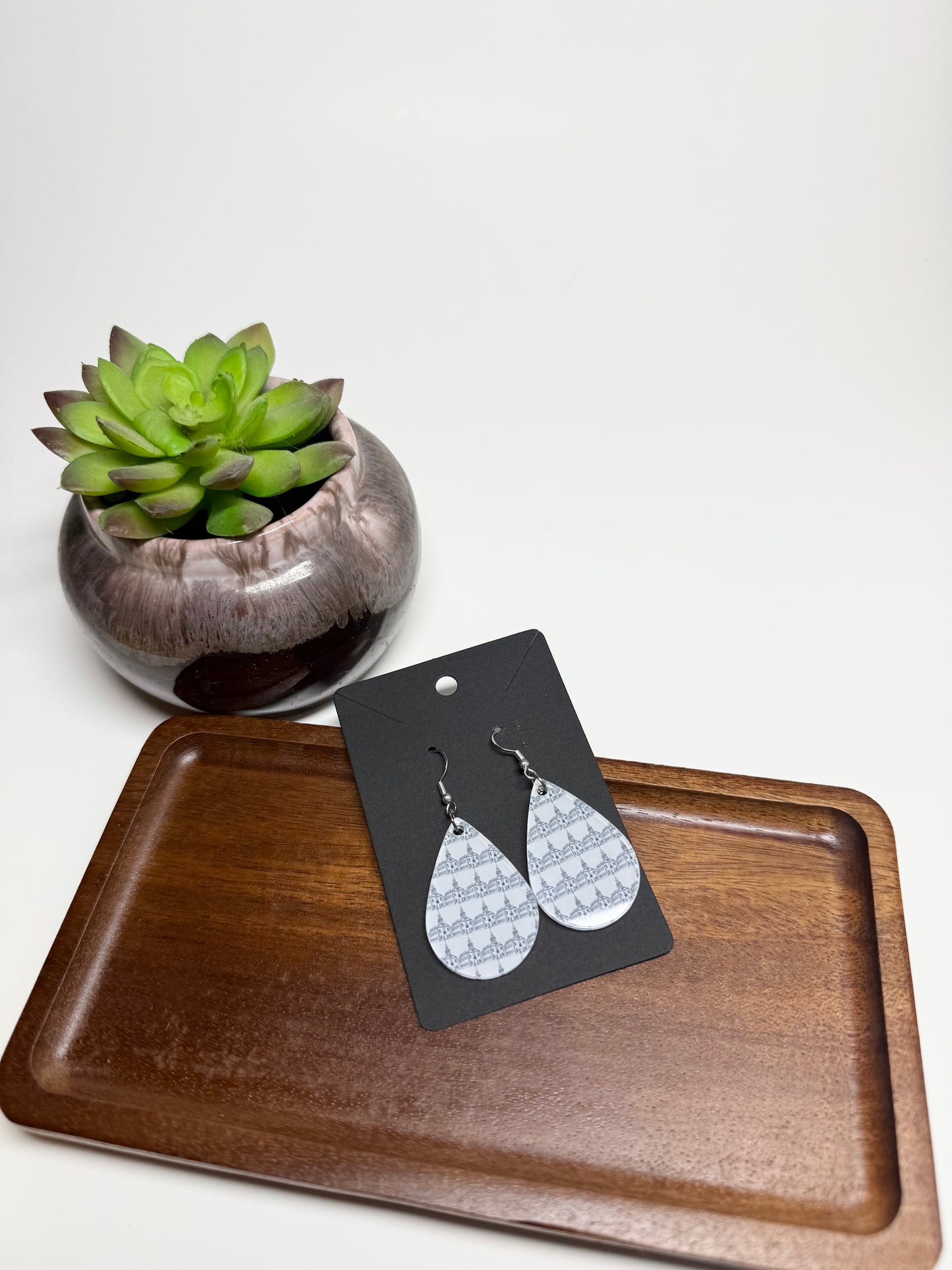 Kirtland Temple Dangle Earrings- Laser Cut