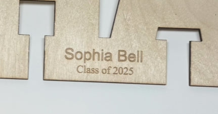 GRAD Sign-In Board- Personalized Laser Cut