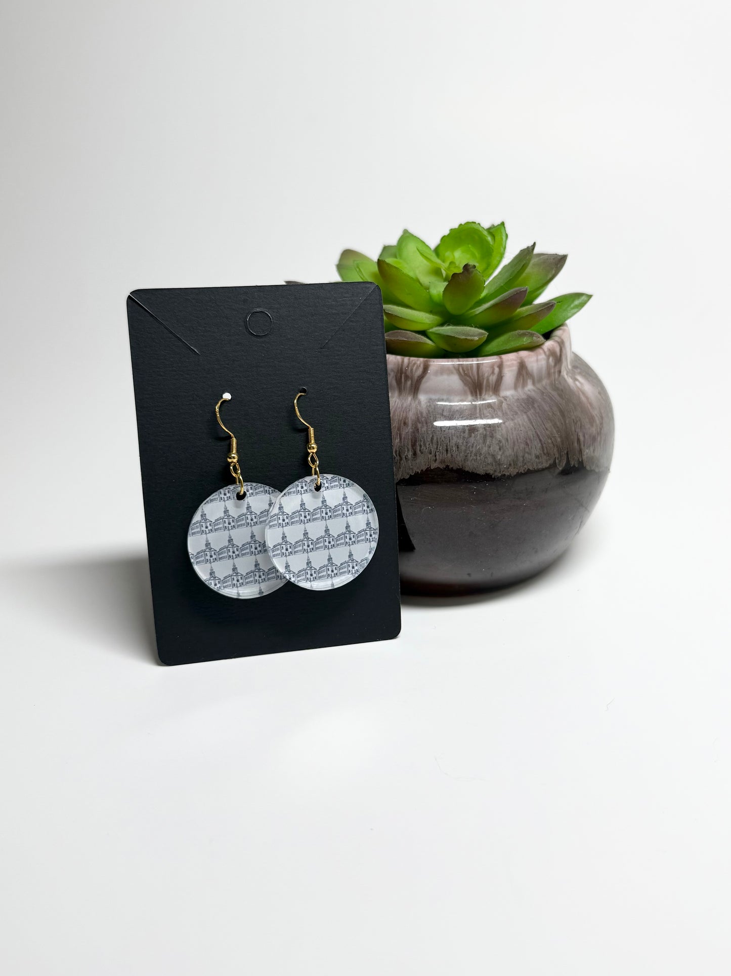 Kirtland Temple Dangle Earrings- Laser Cut