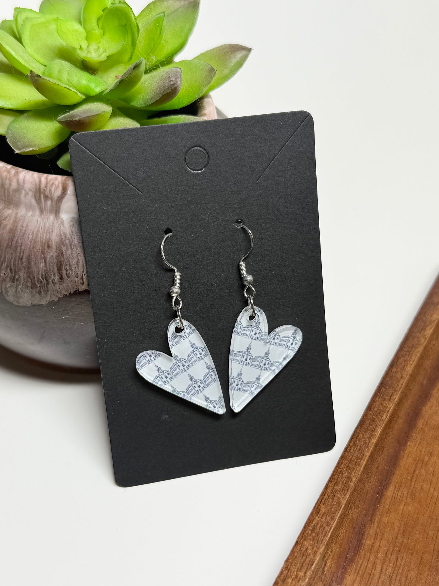 Kirtland Temple Dangle Earrings- Laser Cut