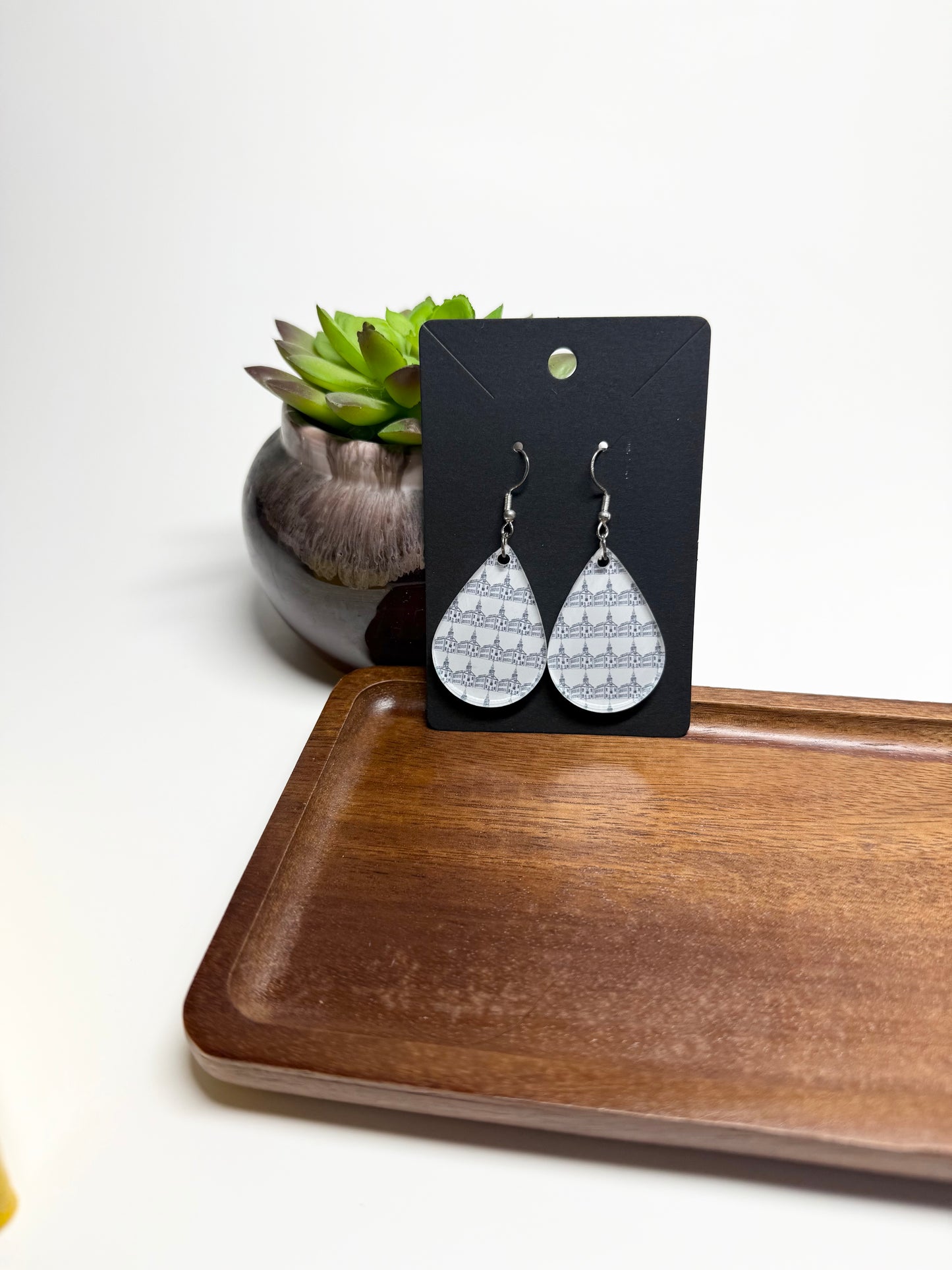 Kirtland Temple Dangle Earrings- Laser Cut