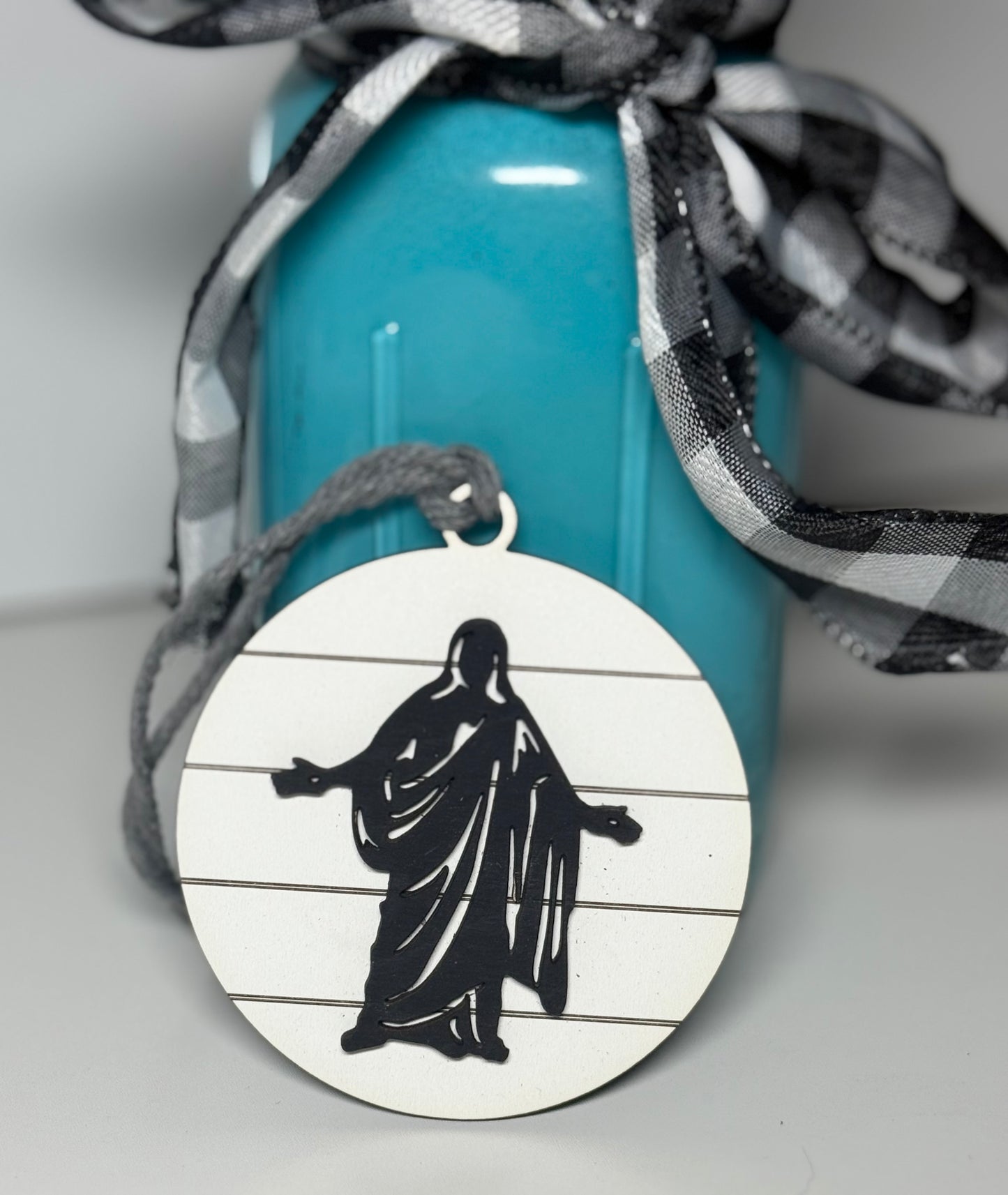 Christus Statue Ornament- Shiplap