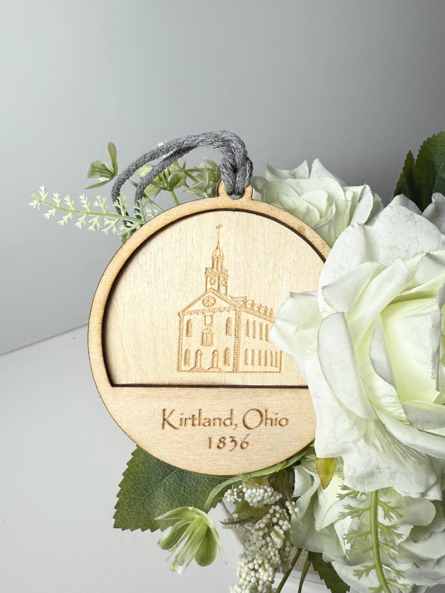Kirtland Temple Ornament- Double-Layer Wooden Design | Kirtland, Ohio 1836 (Copy)
