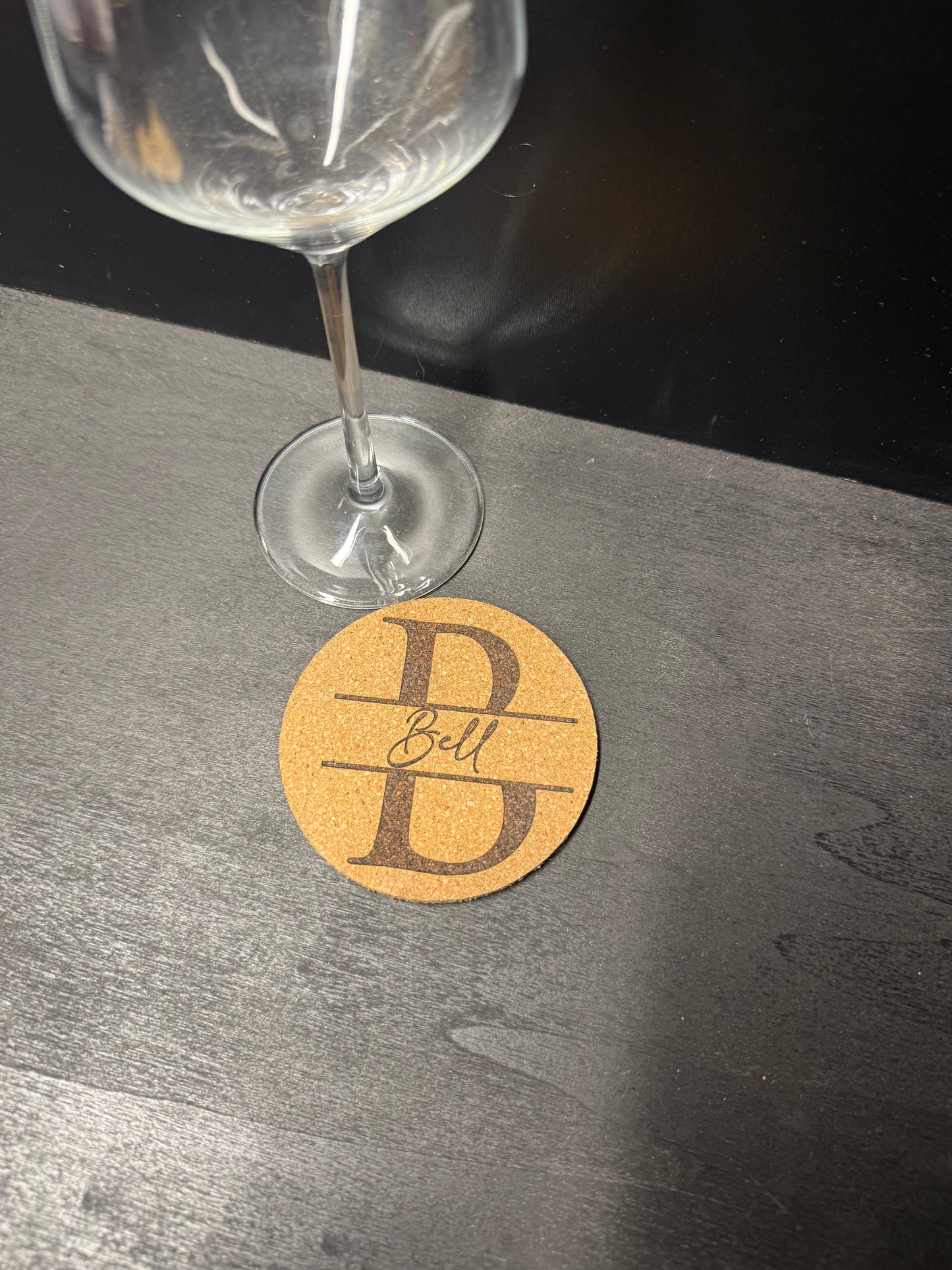 Monogram Cork Coasters