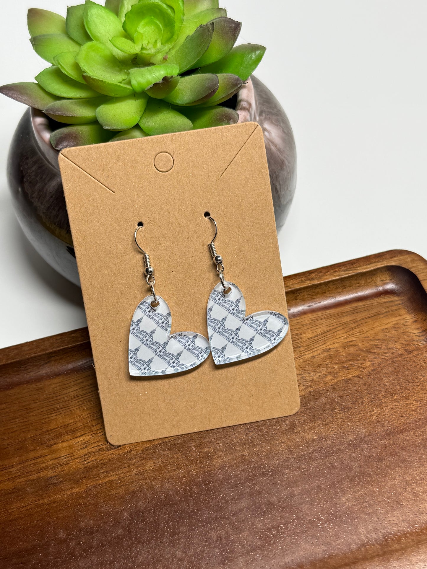 Kirtland Temple Dangle Earrings- Laser Cut