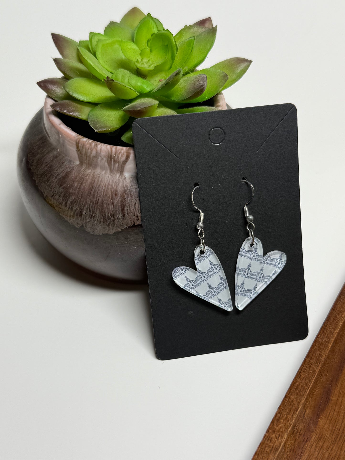 Kirtland Temple Dangle Earrings- Laser Cut