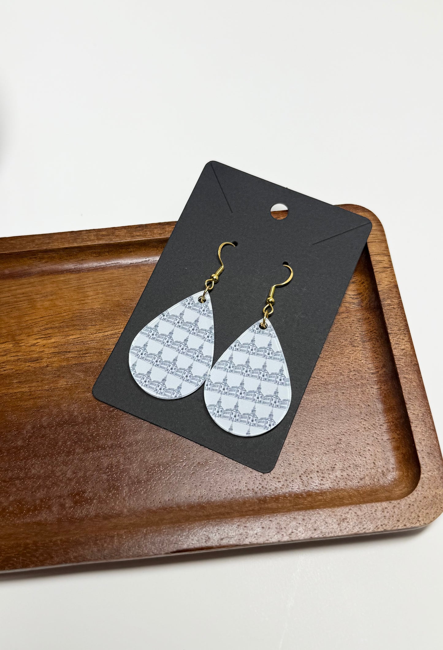 Kirtland Temple Dangle Earrings- Laser Cut