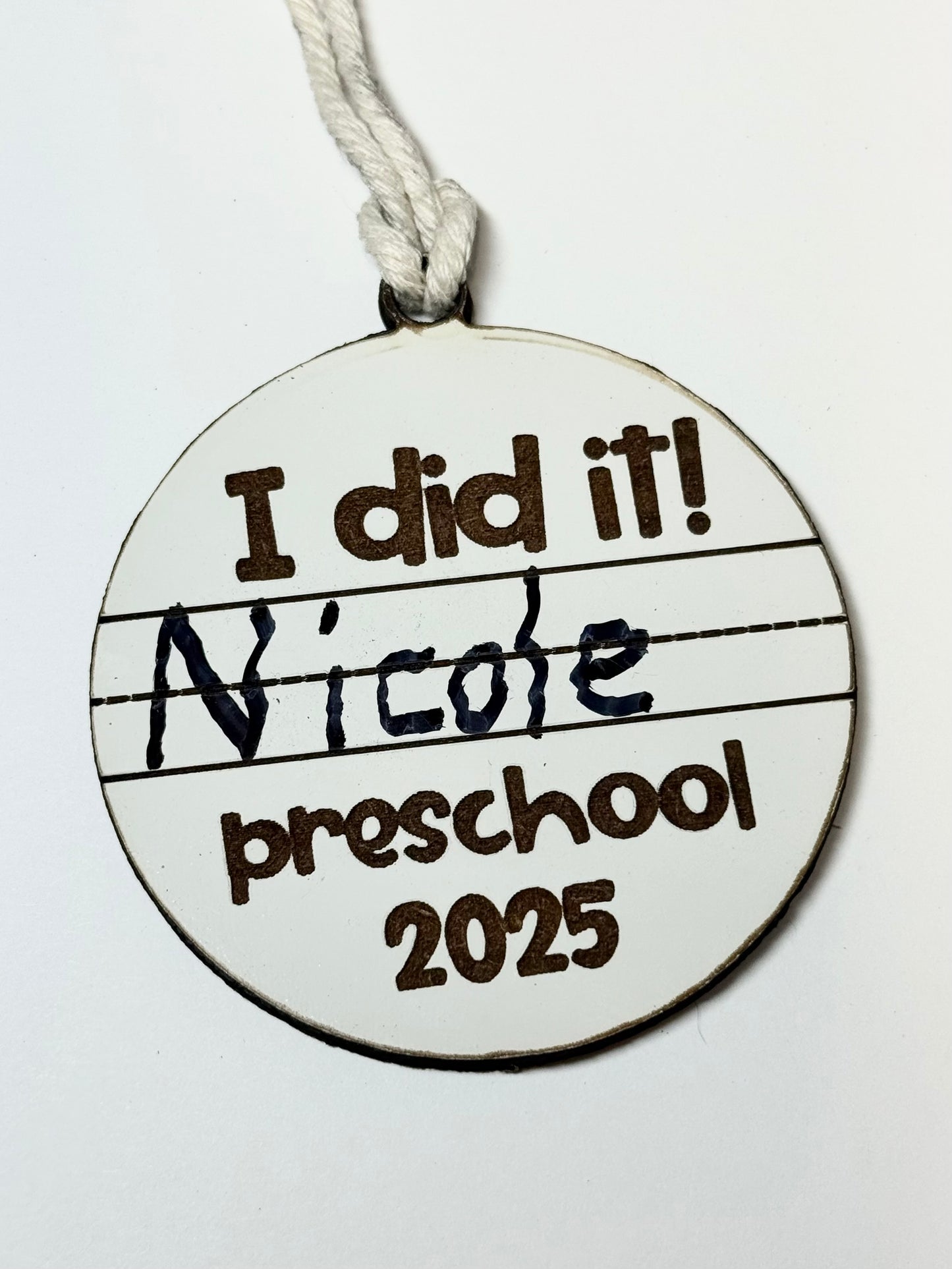 "I Did It!" Graduation Ornaments