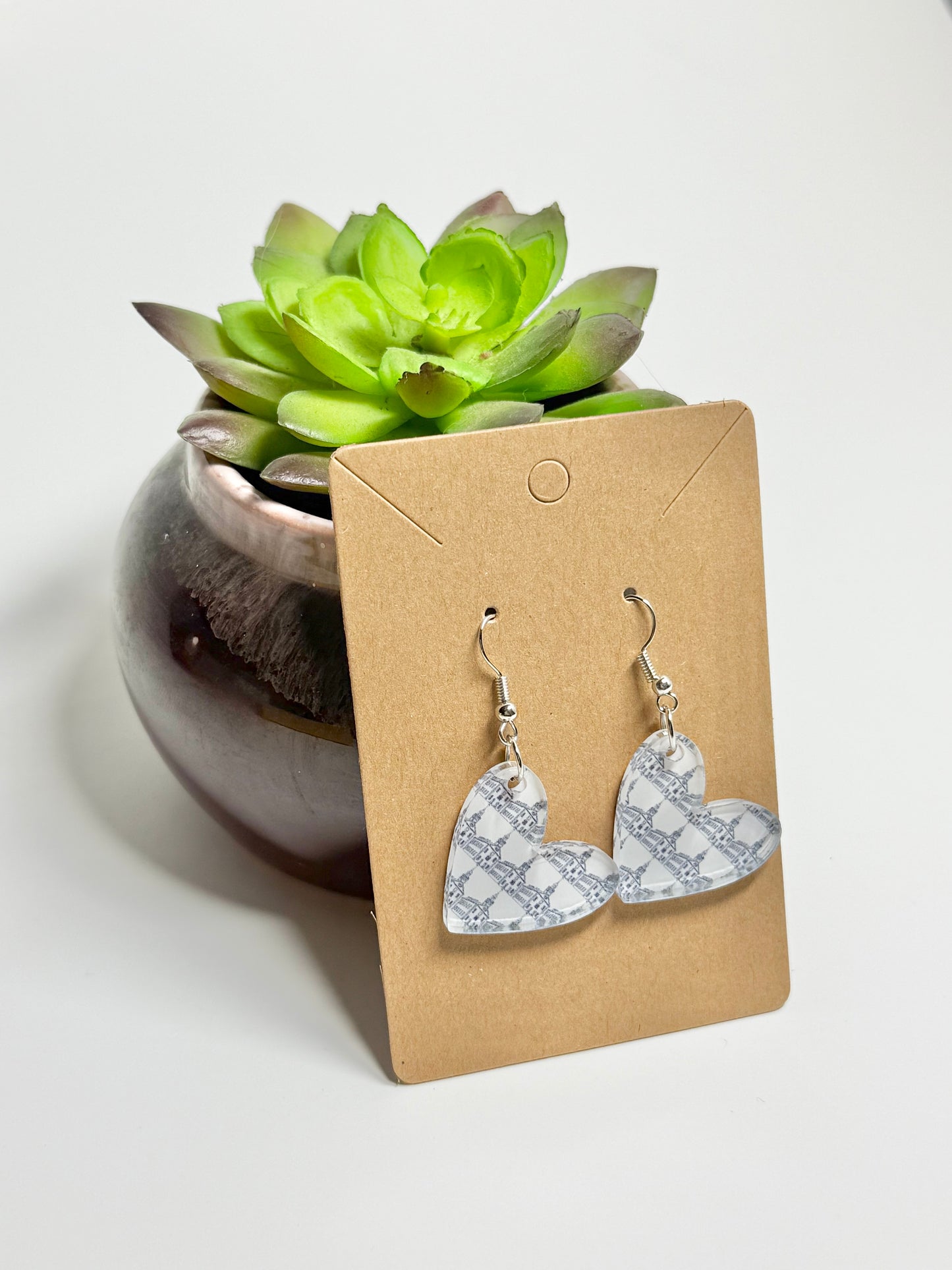 Kirtland Temple Dangle Earrings- Laser Cut