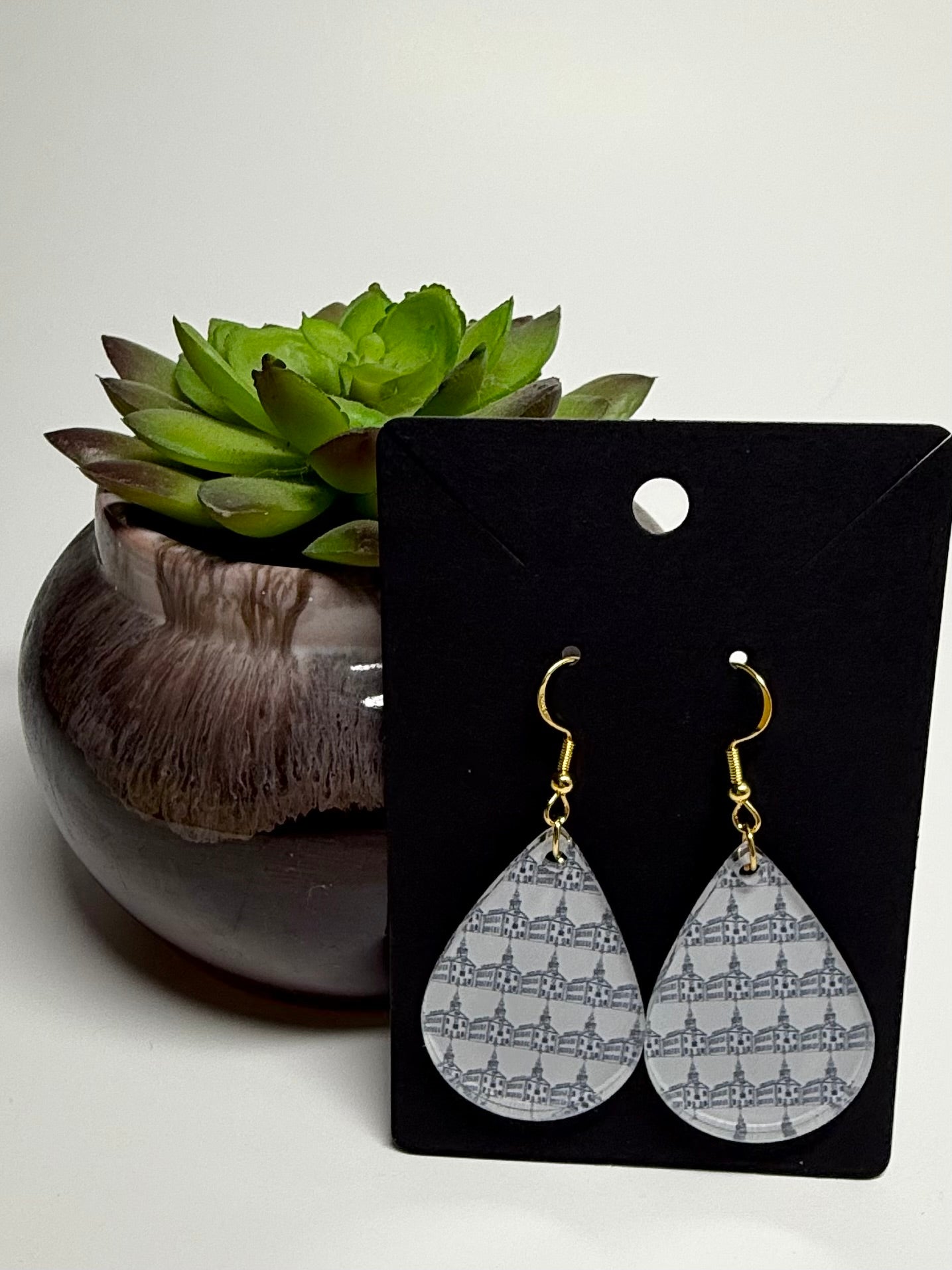 Kirtland Temple Dangle Earrings- Laser Cut