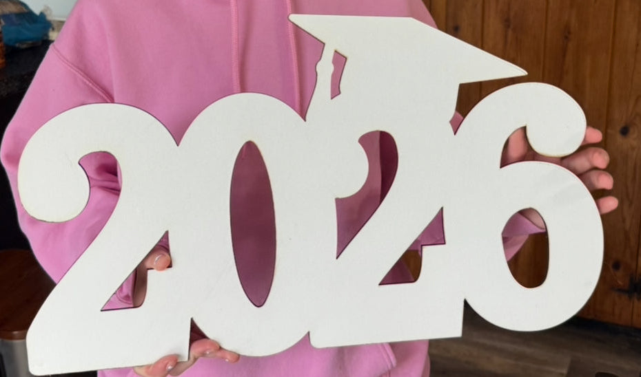 🎓 Personalized Graduation Name Sign – Class of 2026 🎓