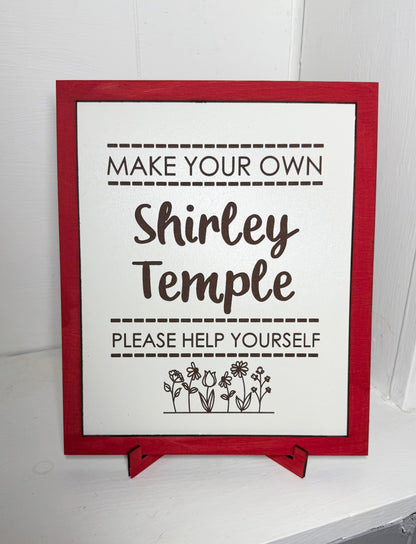 Shirley Temple Station Sign