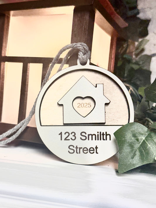 Personalized New Home Ornament
