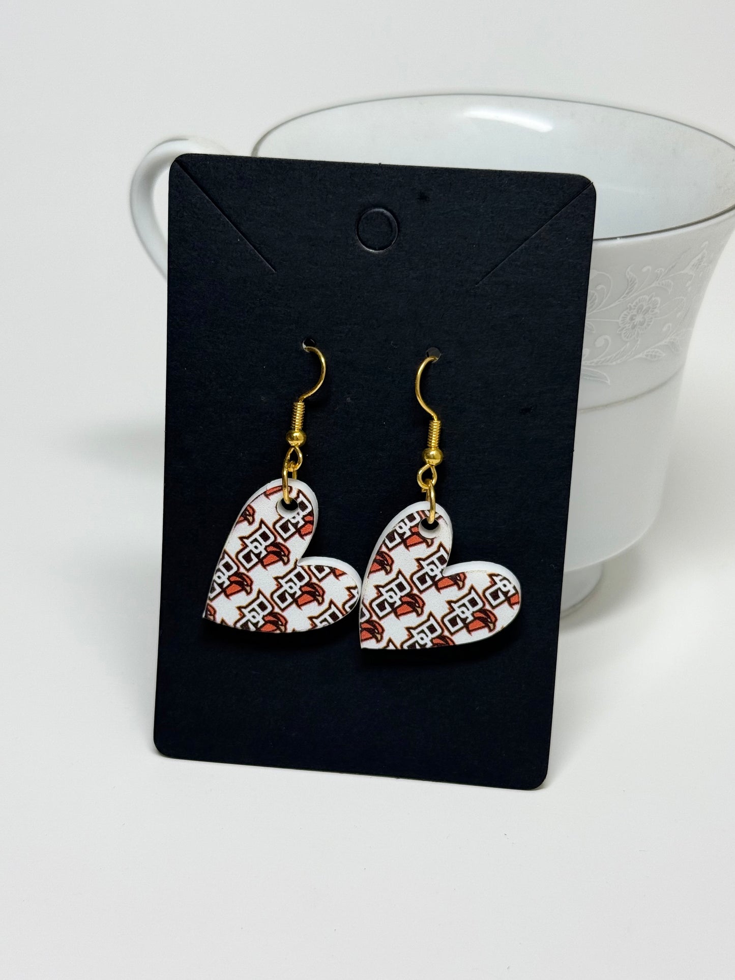 B G Acrylic Earrings