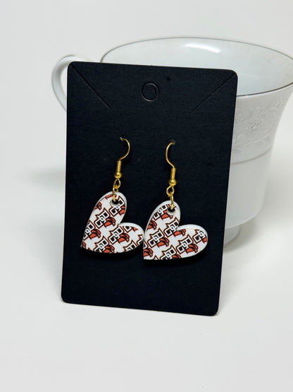 B G Acrylic Earrings