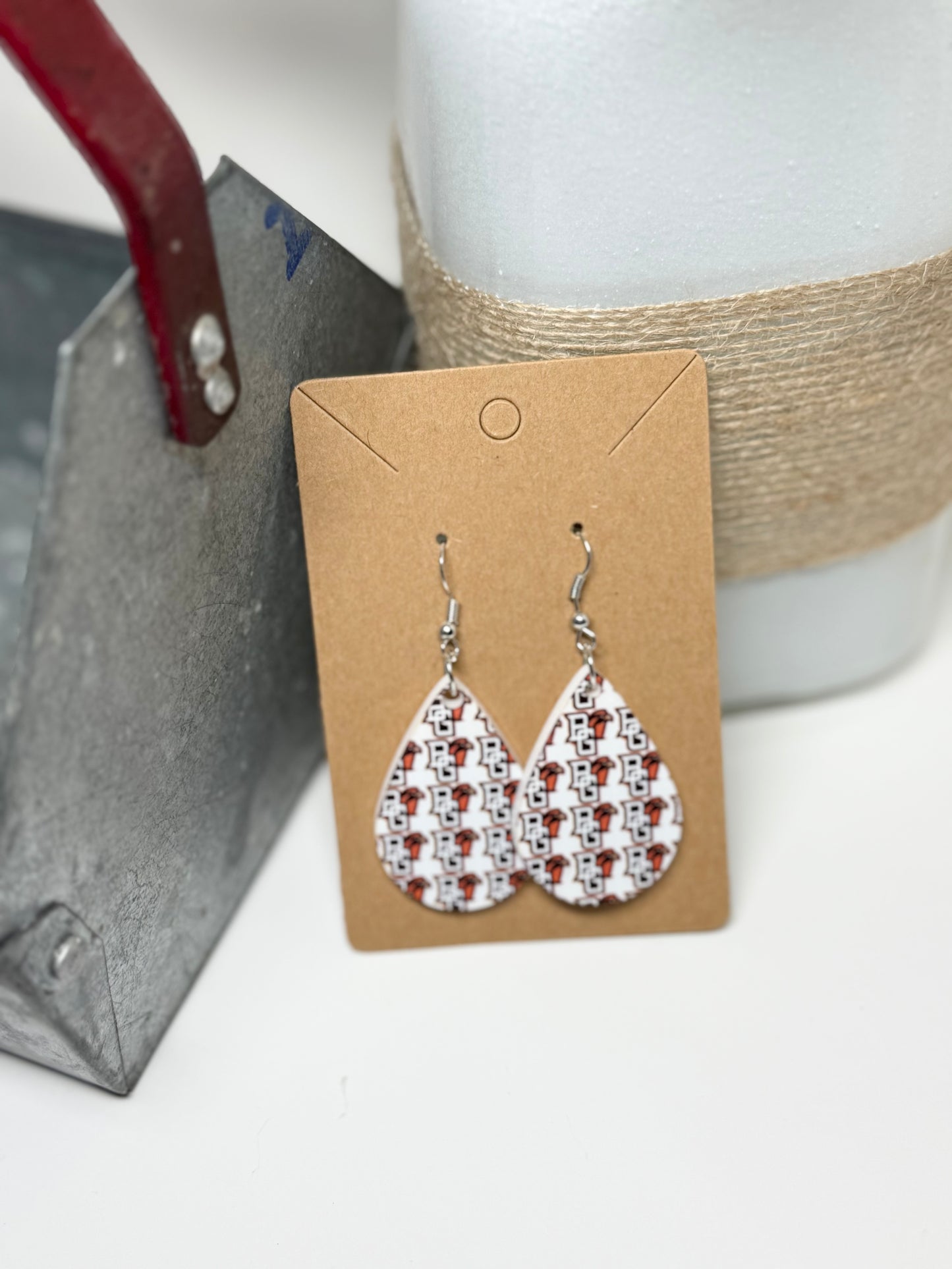 B G Acrylic Earrings