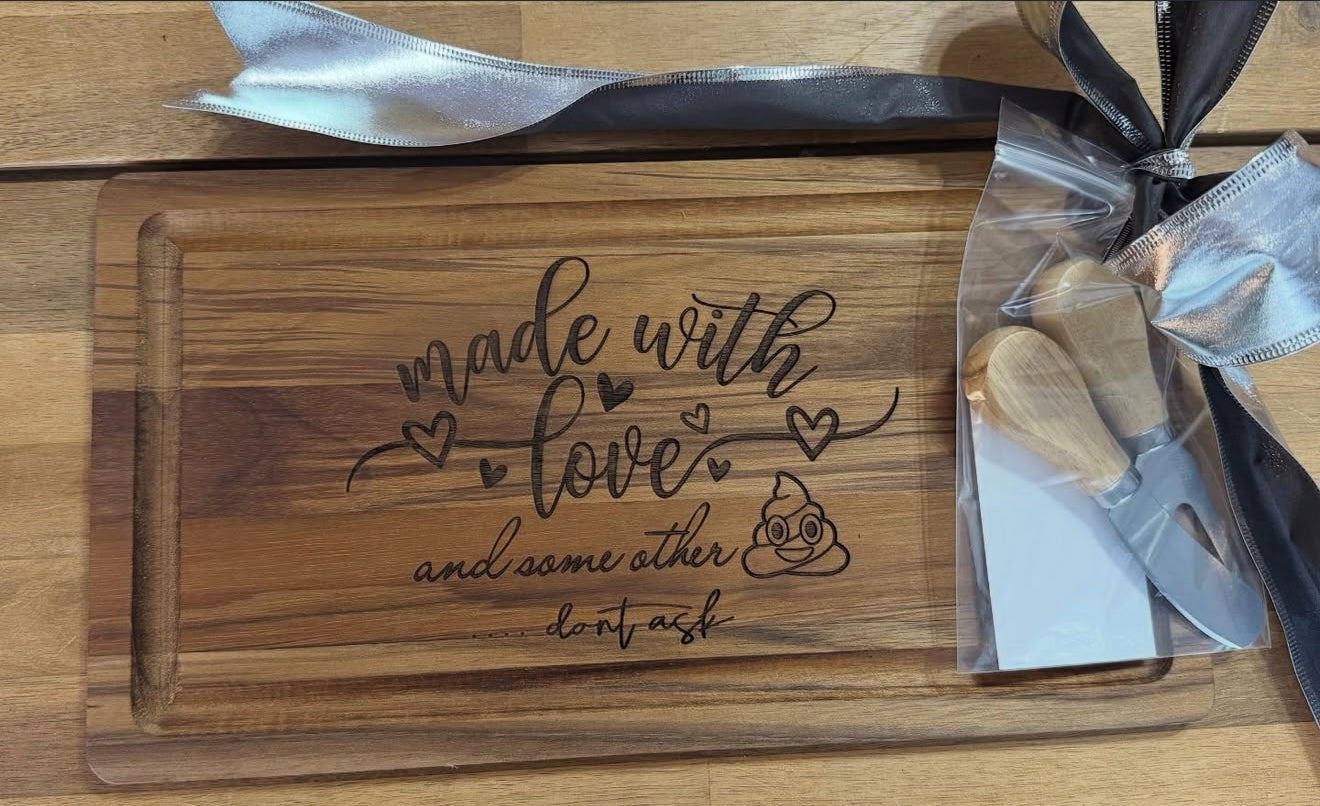 Engraved Cutting Board – Personalized Gift for Any Occasion- CUSTOM ORDER