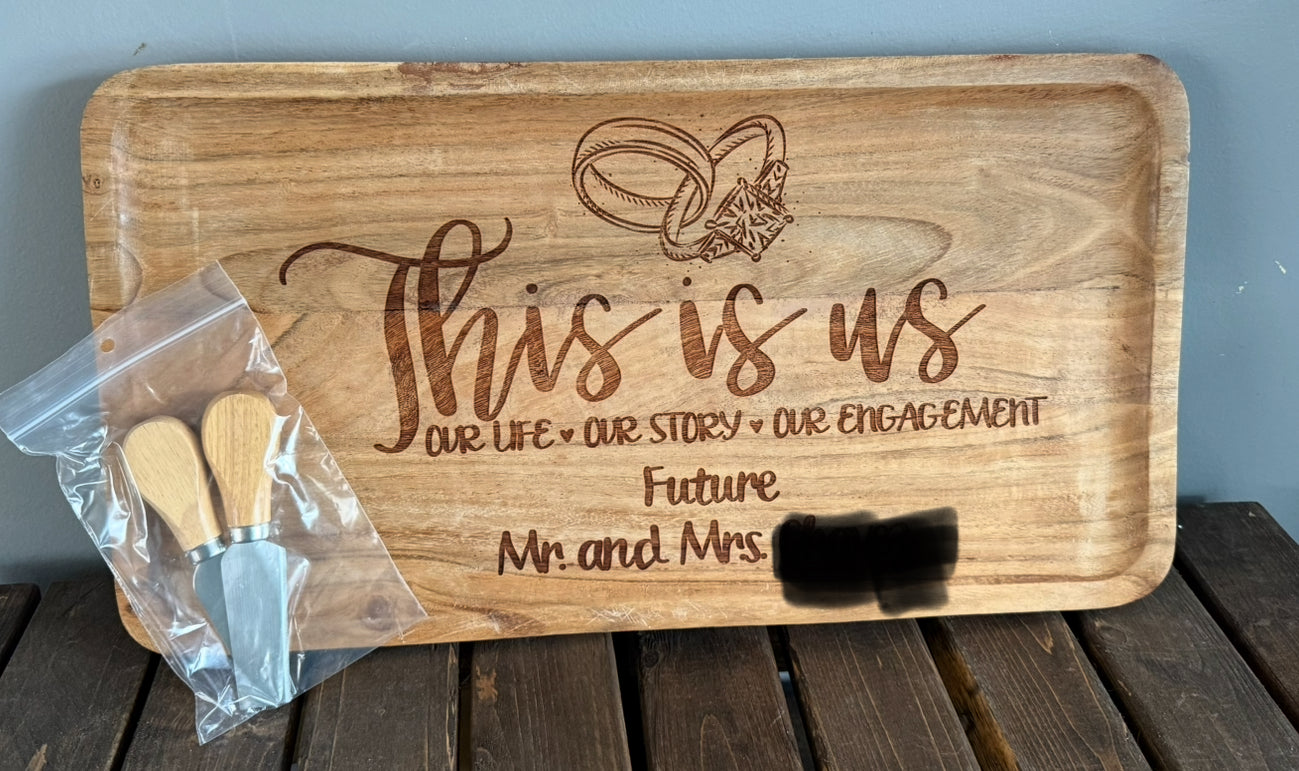 Engraved Cutting Board – Personalized Gift for Any Occasion- CUSTOM ORDER