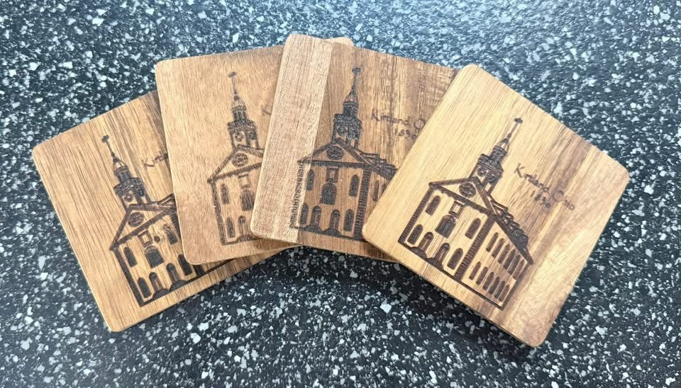 Custom Wooden Coasters – Personalized Engraved Drink Coasters- CUSTOM ORDER