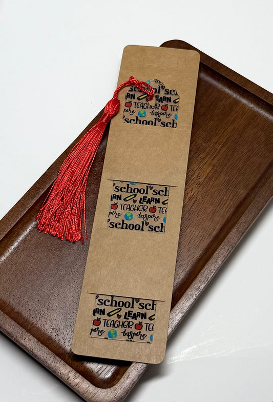 School Days Bookmark