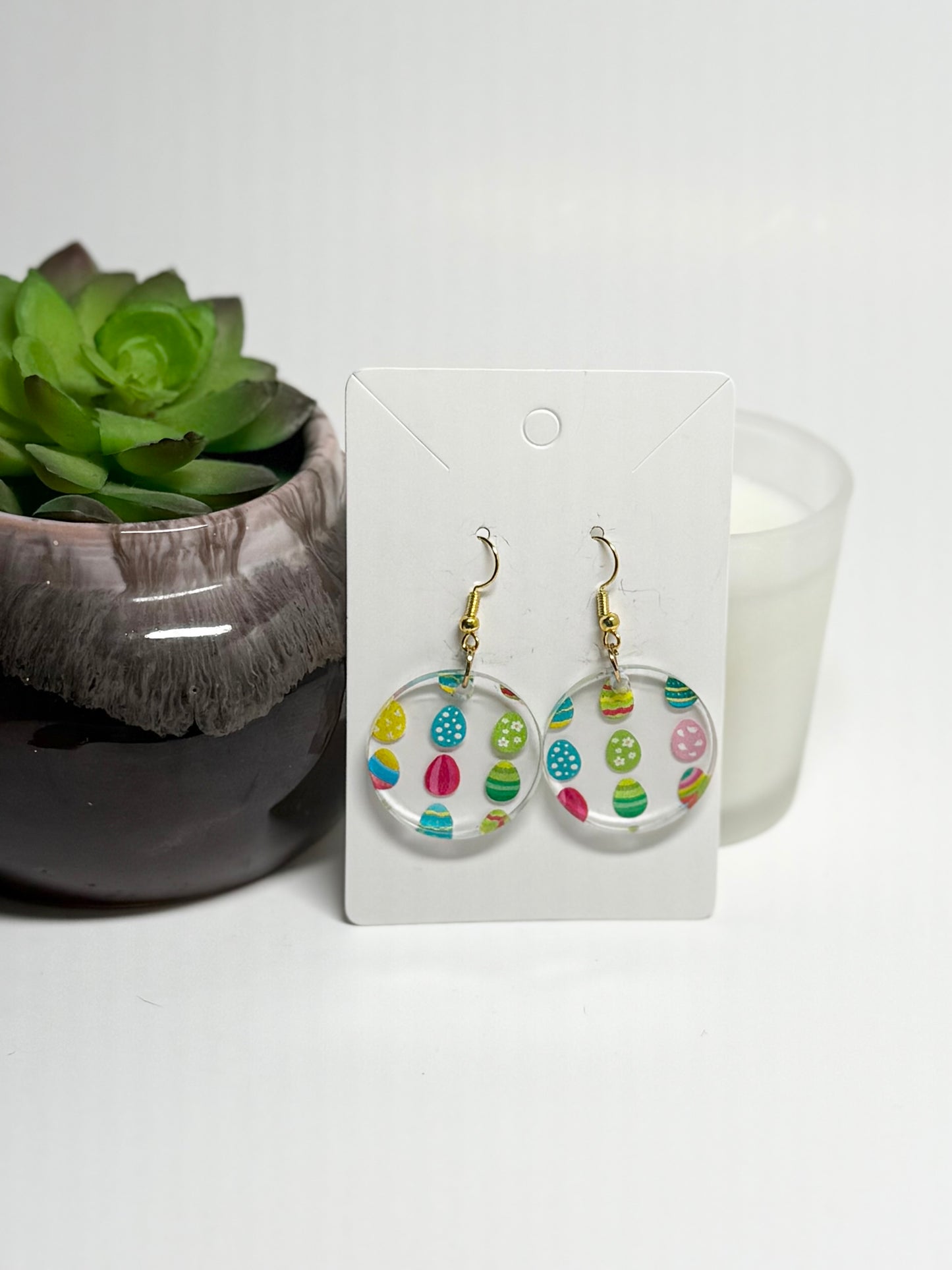 Easter Egg Custom Acrylic Earrings