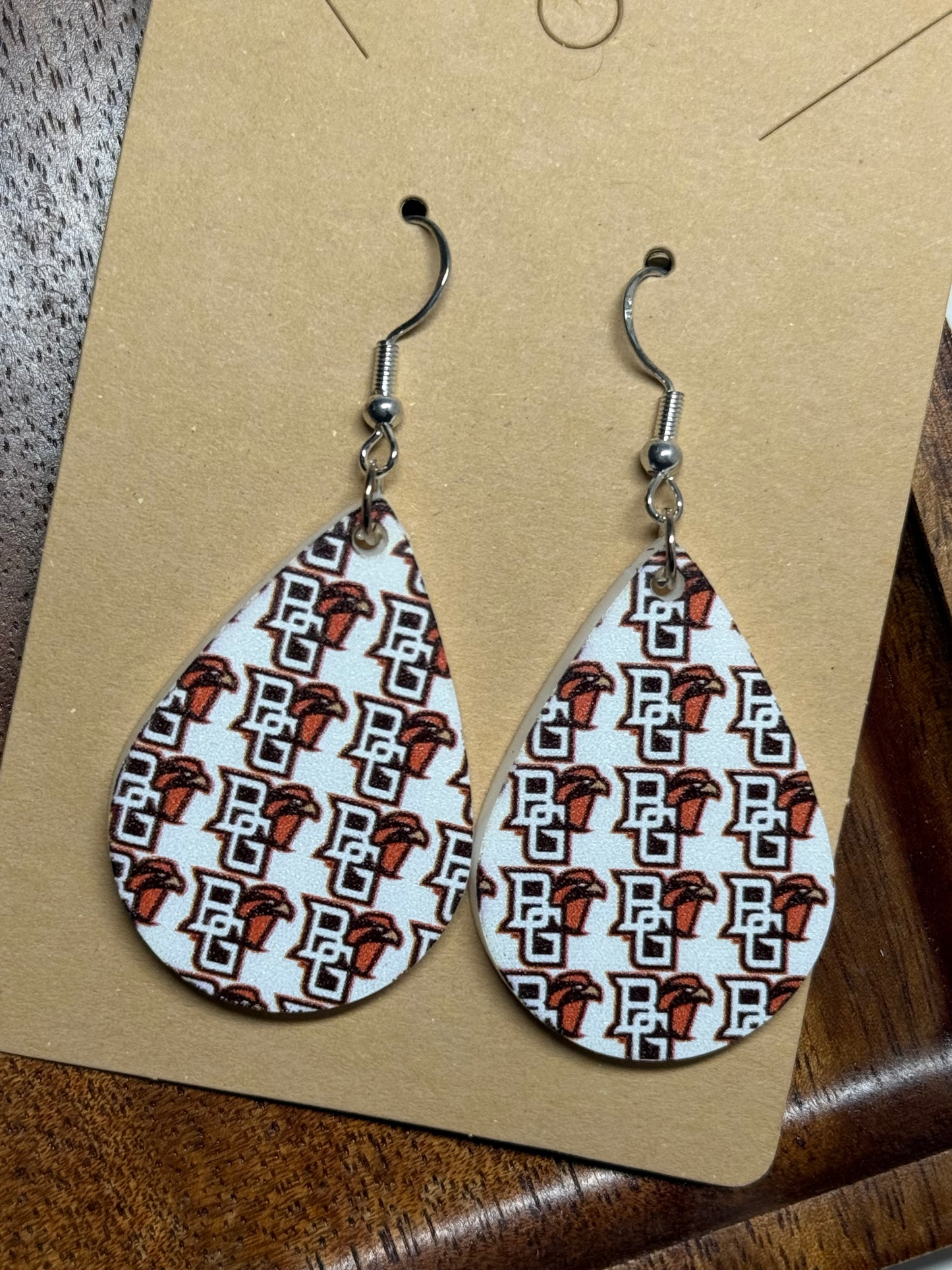 B G Acrylic Earrings