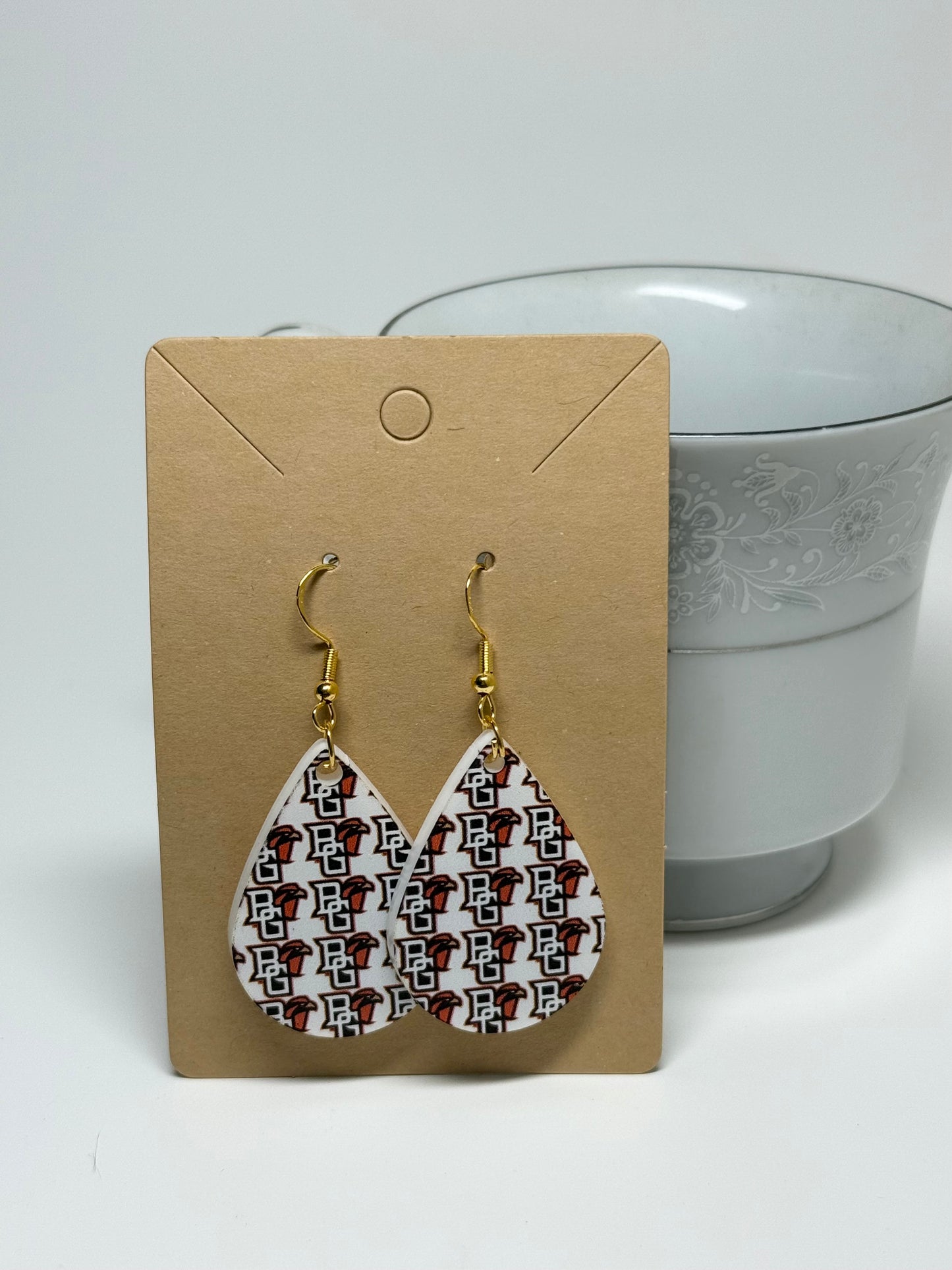 B G Acrylic Earrings