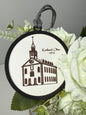 Kirtland Temple Ornament- white and Black
