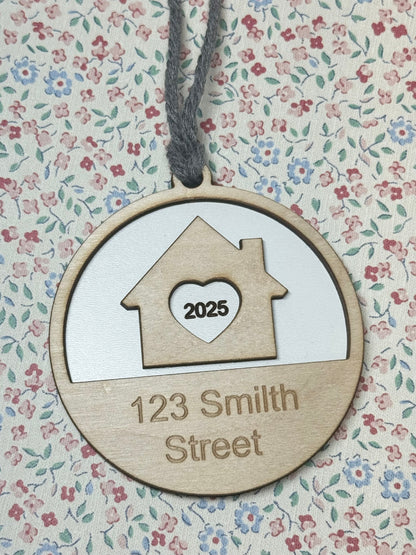Personalized New Home Ornament
