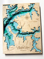 Chop Tank River Layered Wood Map – Maryland (11 x 15)