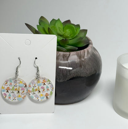 Easter Gnome Acrylic Earrings- Laser Cut