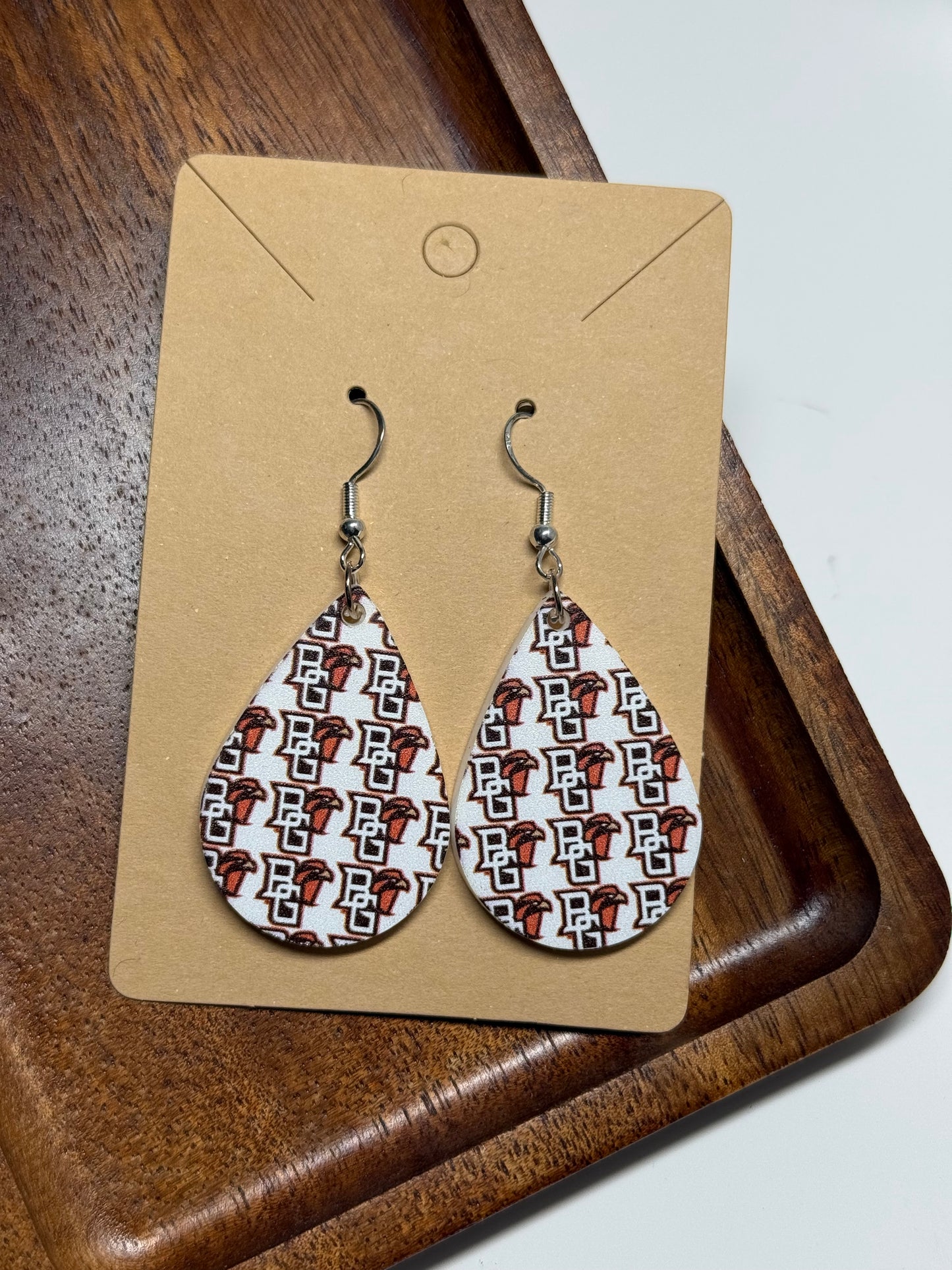 B G Acrylic Earrings