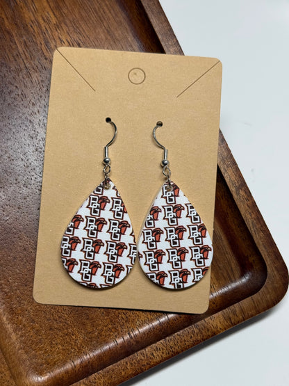 B G Acrylic Earrings