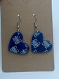 Madison 'Blue Streaks' Earrings - Acrylic Laser Cut