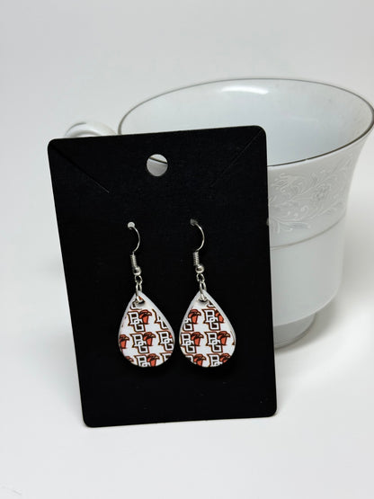 B G Acrylic Earrings