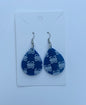 Madison 'Blue Streaks' Earrings - Acrylic Laser Cut