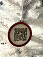 Custom Voice Message Soundwave Wood Sign and Ornament  – Scannable QR Code Keepsake