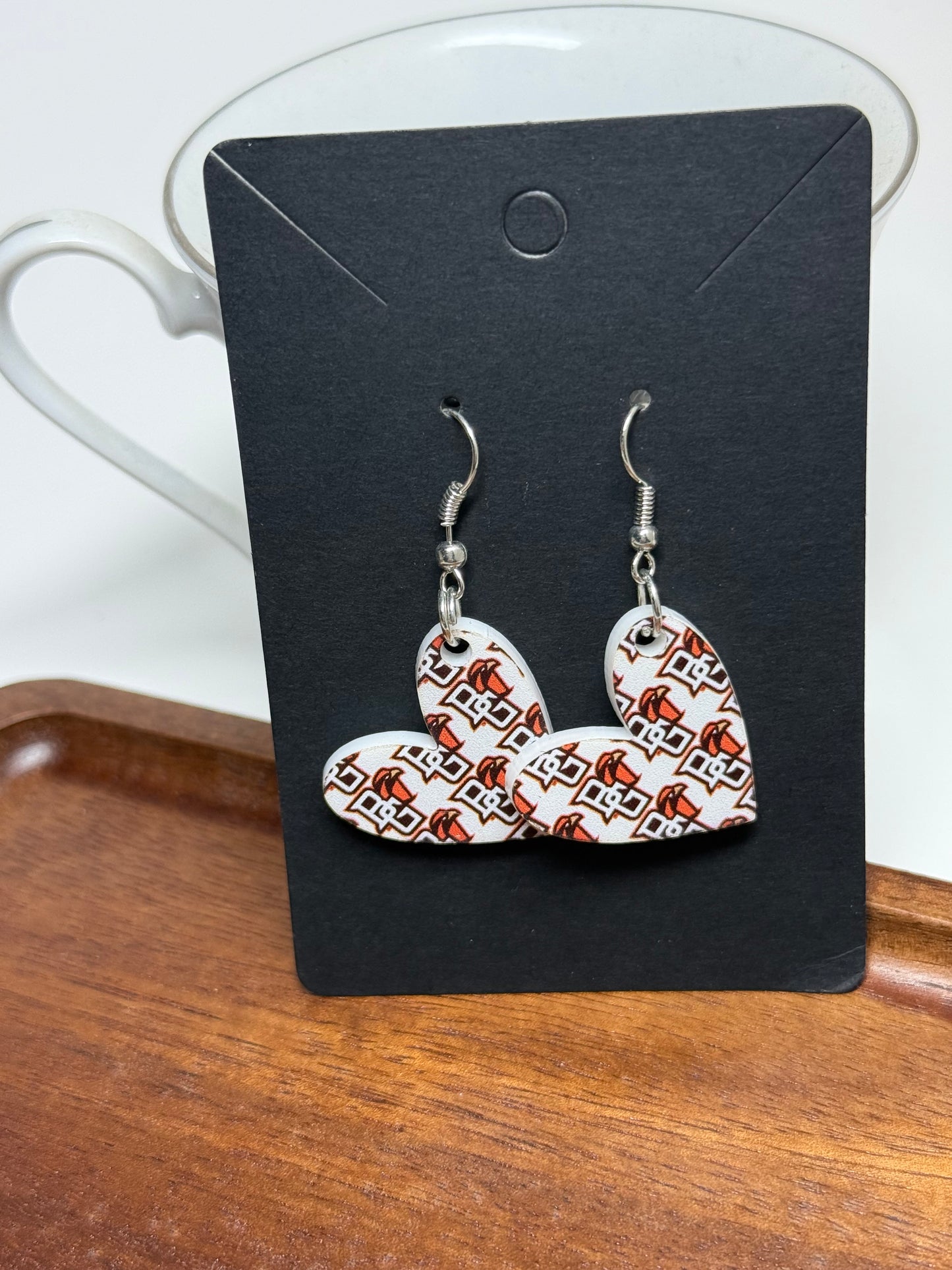 B G Acrylic Earrings