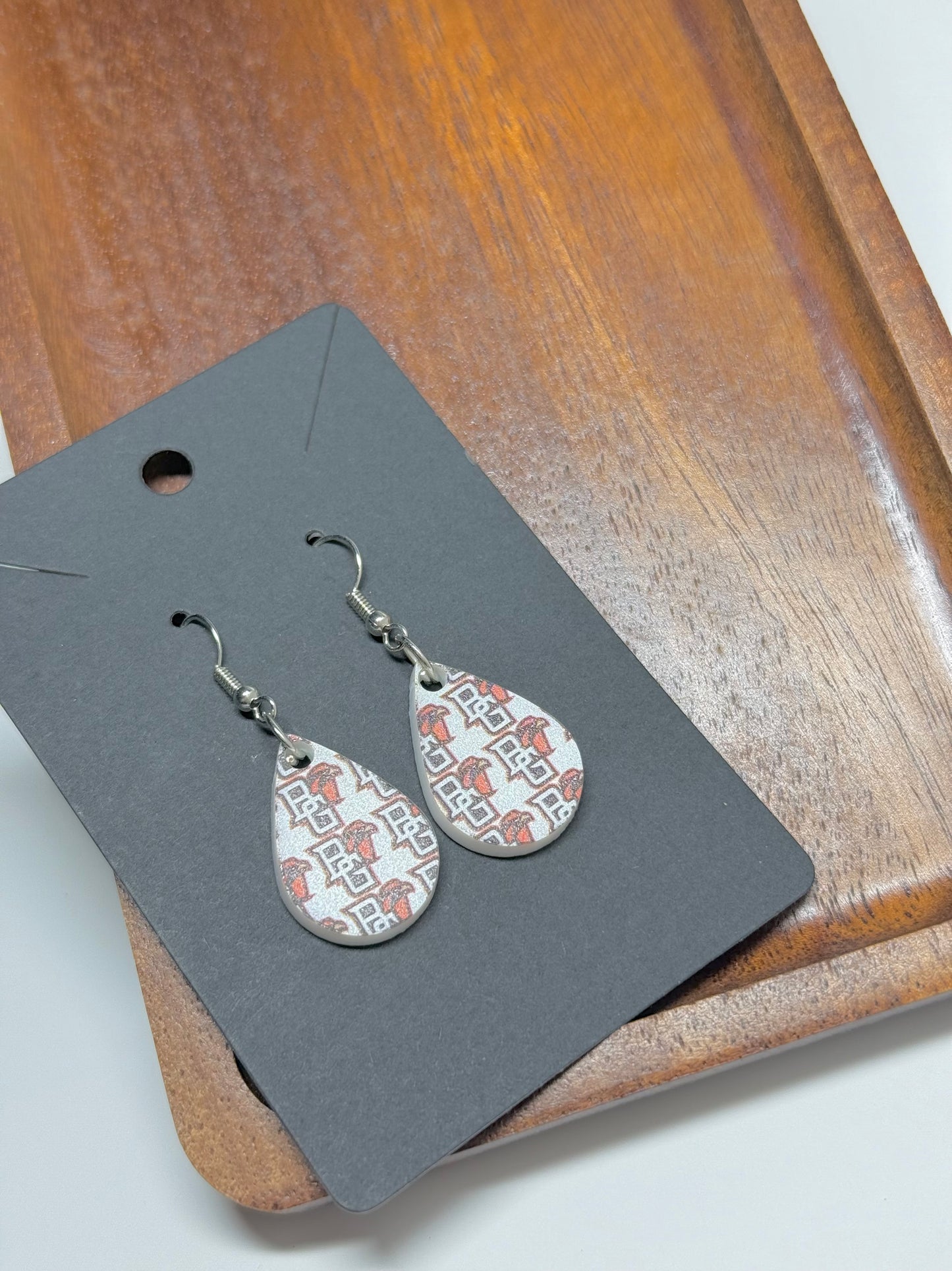 B G Acrylic Earrings