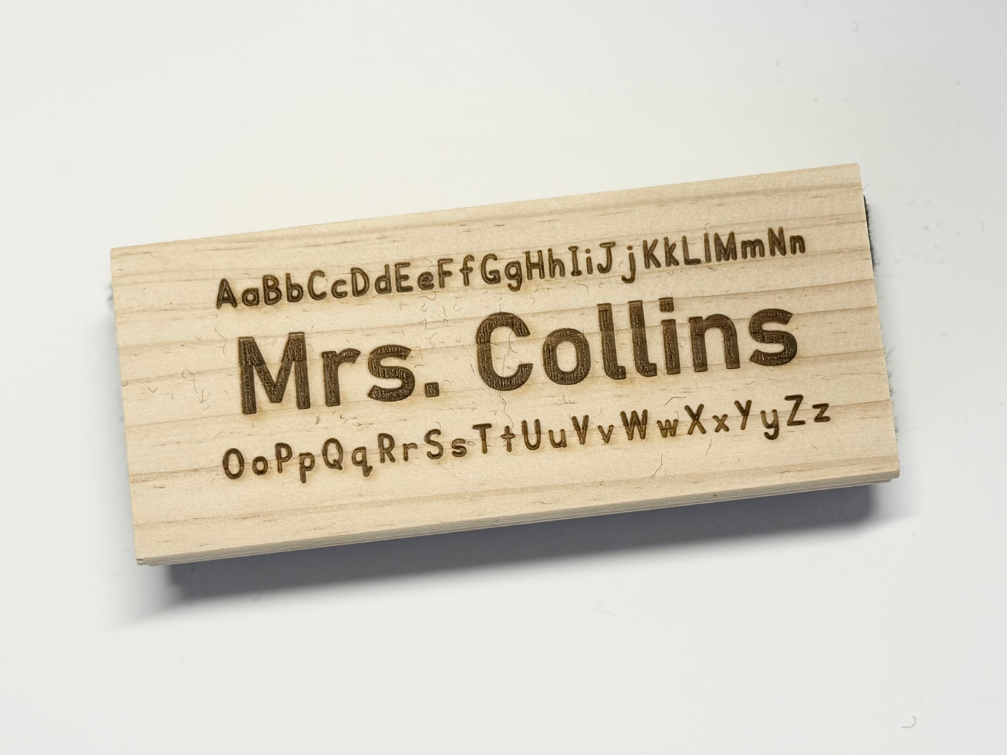 Custom Wooden Eraser - Teacher Appreciation Gift