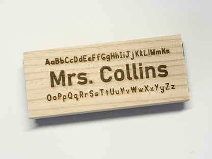 Custom Wooden Eraser - Teacher Appreciation Gift
