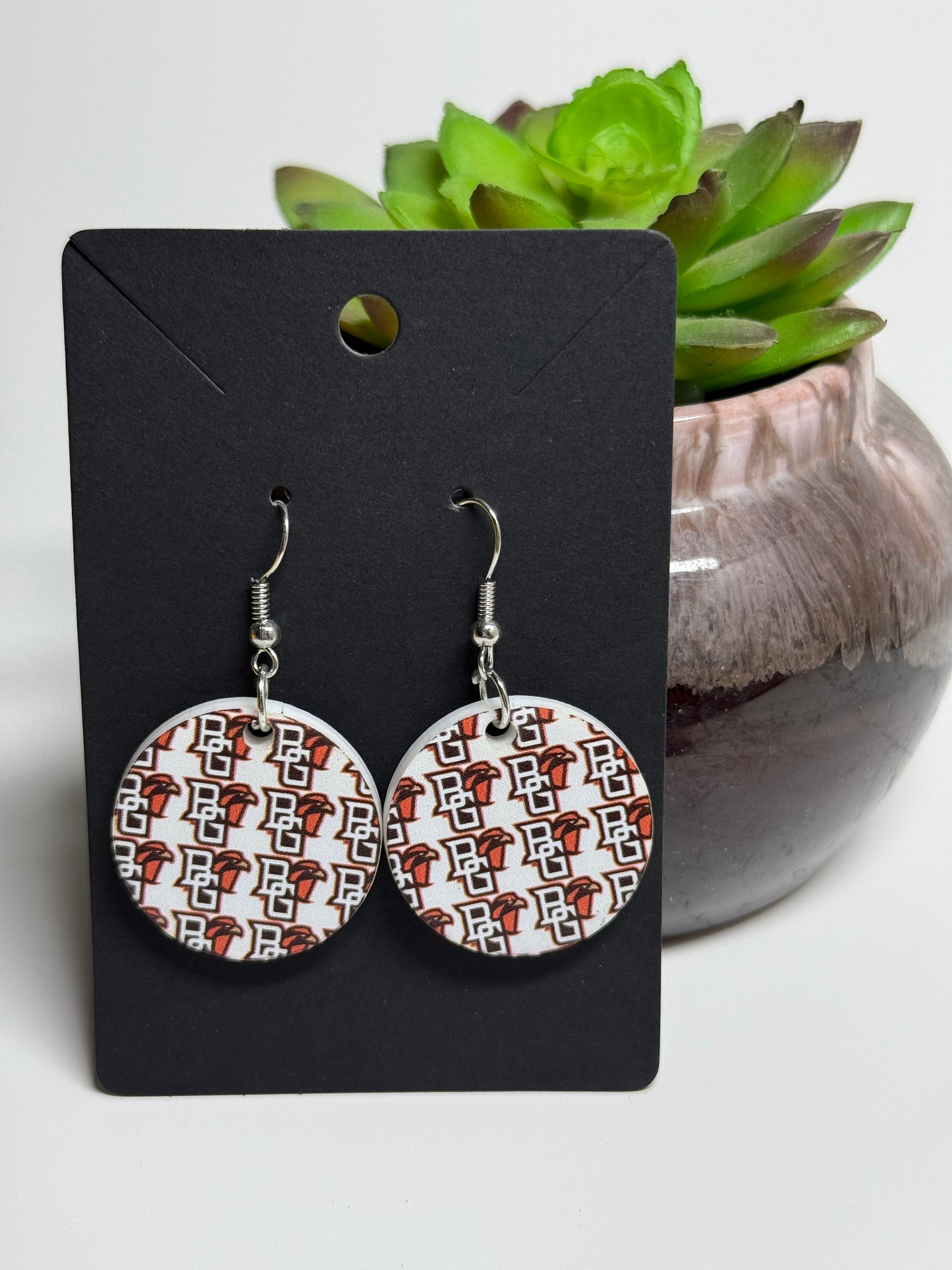 B G Acrylic Earrings