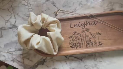 Rustic Jewelry Tray- Personalized Laser Engraved